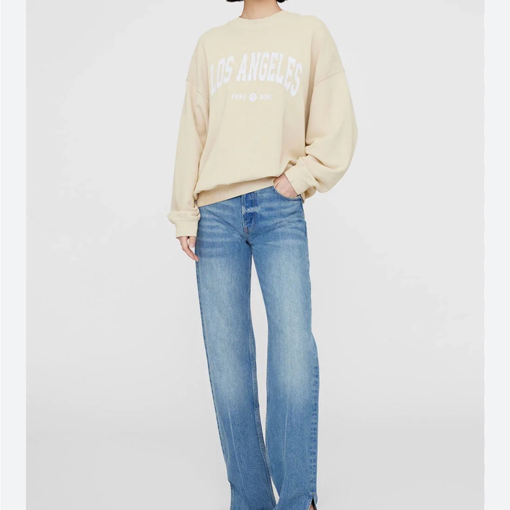 Anine Bing Los Angeles Crew Sweatshirt